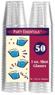 Party Essentials - 1 oz Plastic Shot Glasses (50)