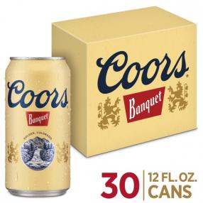 Coors Brewing Company - Coors Banquet (30 pack 12oz cans) (30 pack 12oz cans)